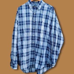 Polo Ralph Lauren Dark Blue Plaid Button Down
